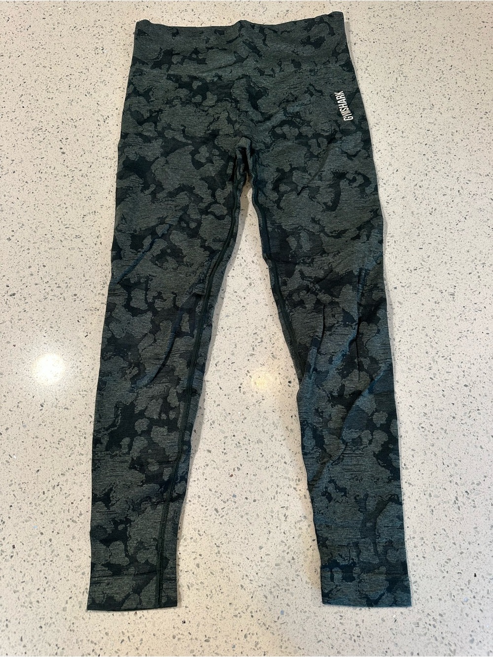 Gymshark Dark Green Camo Leggings